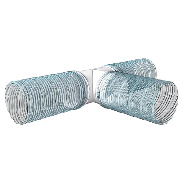Conector de aeroduct ERA 12ТМ  Metal / White photo 3