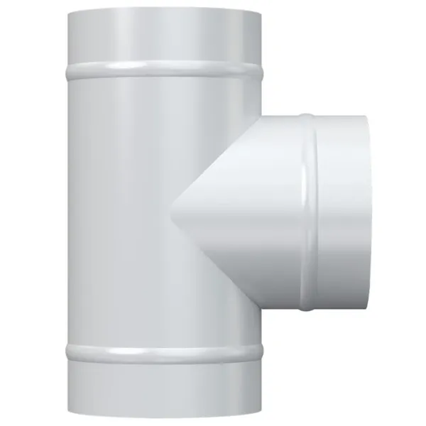 Conector de aeroduct ERA 12ТМ  Metal / White photo 4