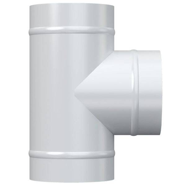 Conector de aeroduct ERA 12ТМ  Metal / White photo 4