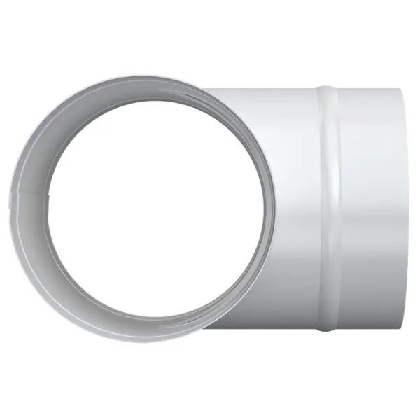 Conector de aeroduct ERA 12ТМ  Metal / White photo 5