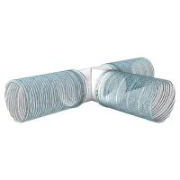 Conector de aeroduct ERA 12,5ТМ Metal / White photo 3