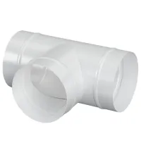 Conector de aeroduct ERA 15ТМ Metal / White photo 2