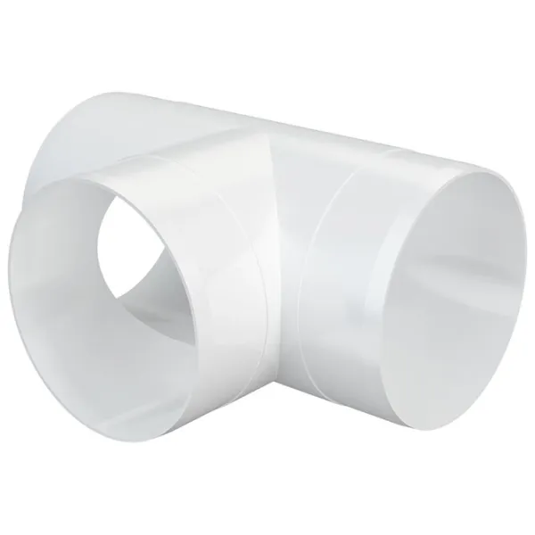 Conector de aeroduct ERA 10ТП  Plastic / White photo 1 Conector de aeroduct ERA 10ТП  Plastic / White photo 1