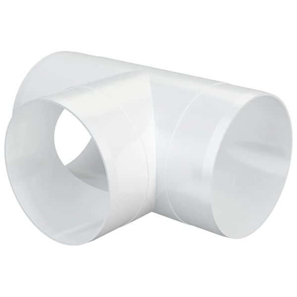 Conector de aeroduct ERA 10ТП  Plastic / White photo 1 Conector de aeroduct ERA 10ТП  Plastic / White photo 1