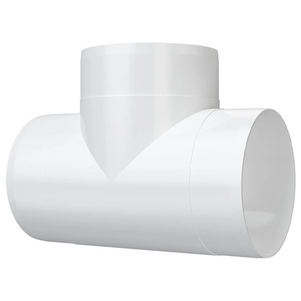 Conector de aeroduct ERA 10ТП  Plastic / White photo 2 Conector de aeroduct ERA 10ТП  Plastic / White photo 2