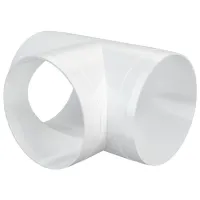 Conector de aeroduct ERA 15ТП  Plastic / White