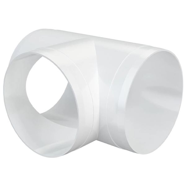 Conector de aeroduct ERA 16ТП  Plastic / White photo 1 Conector de aeroduct ERA 16ТП  Plastic / White photo 1