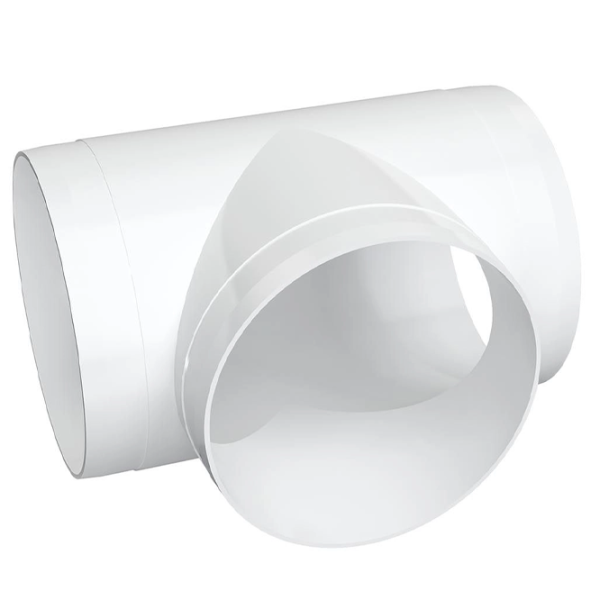 Conector de aeroduct ERA 16ТП  Plastic / White photo 5 Conector de aeroduct ERA 16ТП  Plastic / White photo 5