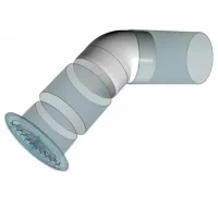 Cot ERA 12,5ККП 45° Plastic / White photo 4