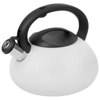 Ceainic Tadar Geometric 3l Oțel inoxidabil / Plastic / White