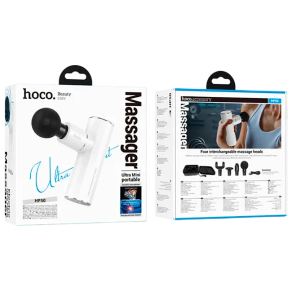 Aparat de masaj Hoco HP50 White photo 5 Aparat de masaj Hoco HP50 White photo 5