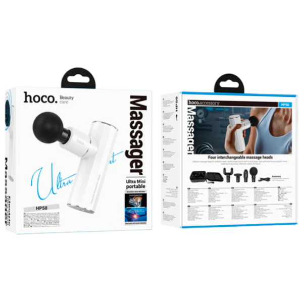 Aparat de masaj Hoco HP50 White photo 5 Aparat de masaj Hoco HP50 White photo 5