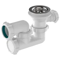 Сифон для ванны Aquant V215-65-MR 70 мм / Полипропилен