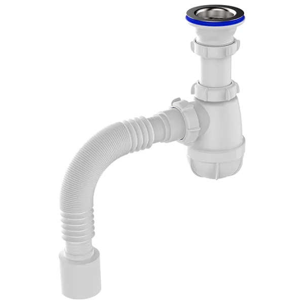 Сифон для раковины Aquant B0110-30-MR 70 мм / Полипропилен photo 1