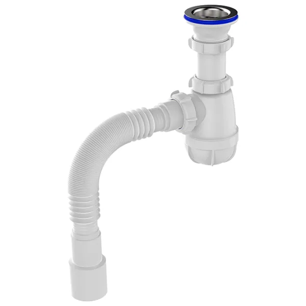 Sifon pentru lavoar Aquant B0115-30-MR 70 mm / Inox photo 1