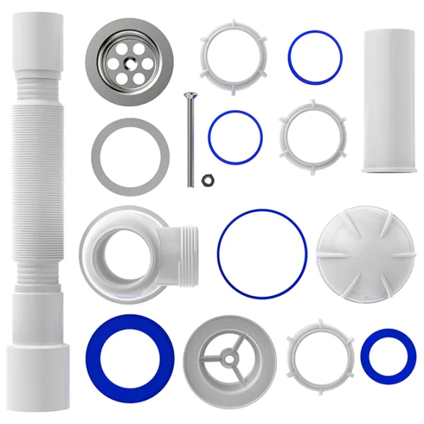 Sifon pentru lavoar Aquant B0115-30-MR 70 mm / Inox photo 2