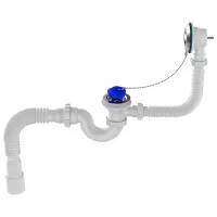 Сифон для ванны Aquant V155-30-MR 70 мм / Полипропилен