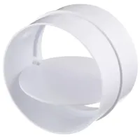 Соединитель воздуховода ЭРА 10СКПО  Пластик / Белый