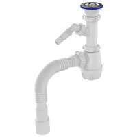 Сифон для раковины Aquant B1025-30-MR 70 мм / нерж. сталь 