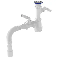 Сифон для раковины Aquant B3015-25-MR 70 мм / Полипропилен