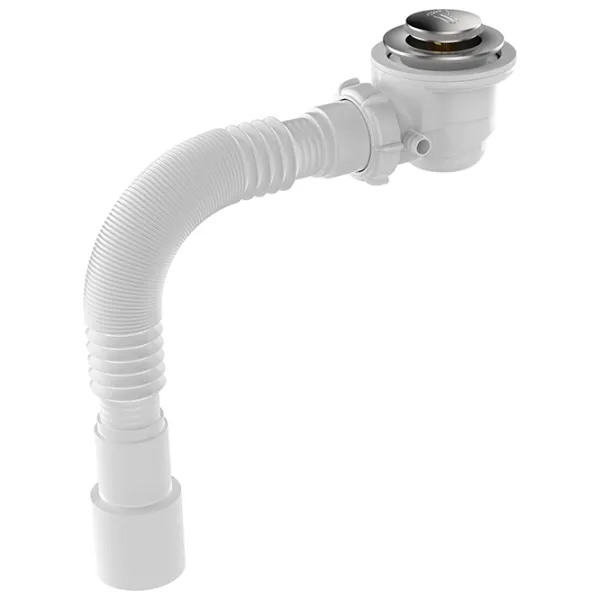 Сифон для ванны Aquant V455-40-MR 50 мм / Полипропилен photo 1