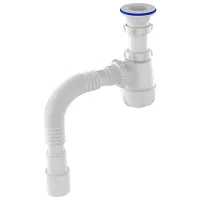 Сифон для раковины Aquant PB0115-30-MR 70 мм / нерж. сталь 