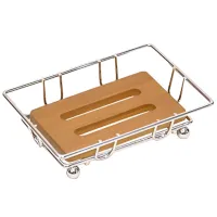 Săpunieră Tendance Bamboo Bambus / Dreptunghiulară