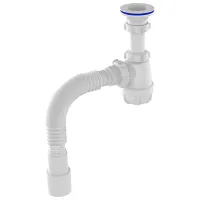 Сифон для раковины Aquant PS0115-35-MR 70 мм / нерж. сталь 