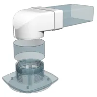 Adaptor ERA 620СК15КП Plastic / White photo 3