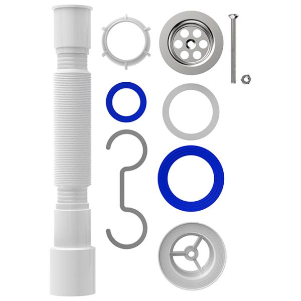 Sifon pentru lavoar Aquant F103-60-MR 70 mm / Inox photo 2