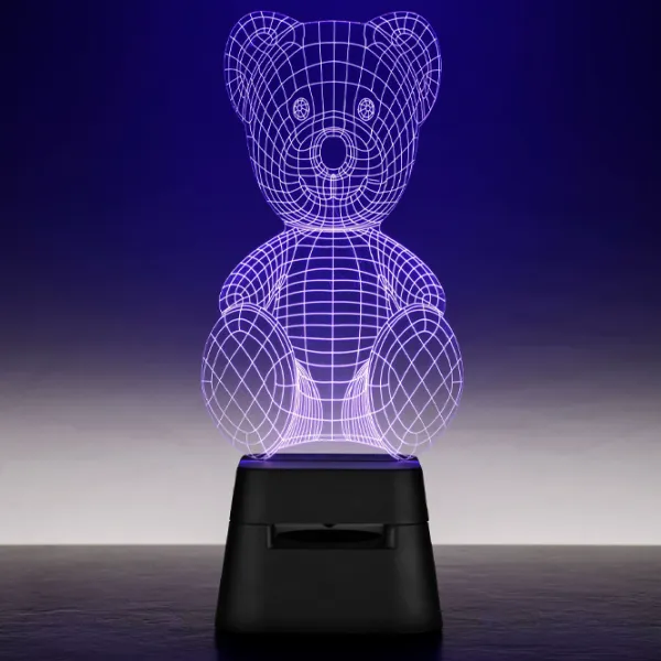Boxă portabilă Fantasy Led Lights Bear / Black photo 2 Boxă portabilă Fantasy Led Lights Bear / Black photo 2