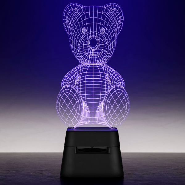 Boxă portabilă Fantasy Led Lights Bear / Black photo 2 Boxă portabilă Fantasy Led Lights Bear / Black photo 2