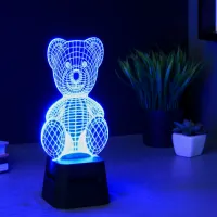 Boxă portabilă Fantasy Led Lights Bear / Black photo 4