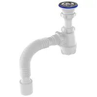 Сифон для раковины Aquant S0110-35-MR 70 мм / нерж. сталь 