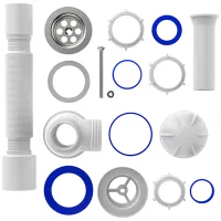 Sifon pentru lavoar Aquant S0110-35-MR 70 mm / Inox photo 2