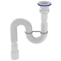 Сифон для раковины Aquant PF103-60-MR 50 мм / нерж. сталь 
