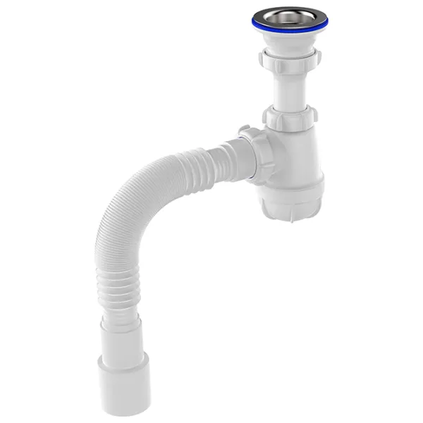 Sifon pentru lavoar Aquant S0115-35-MR 70 mm / Inox photo 1