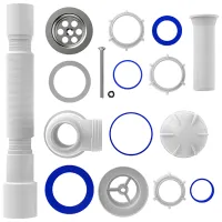 Sifon pentru lavoar Aquant S0115-35-MR 70 mm / Inox photo 3