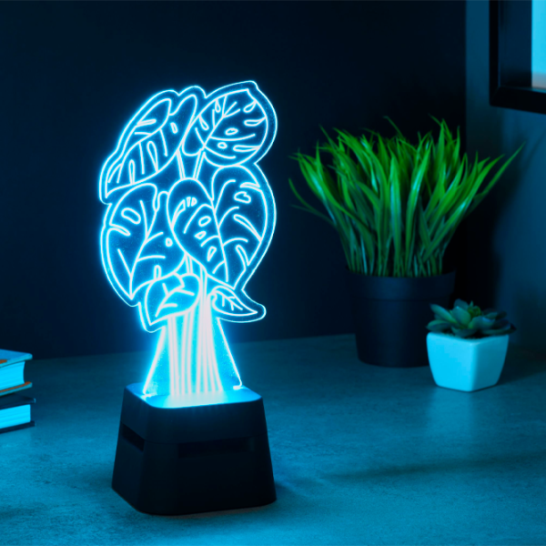 Boxă portabilă Fantasy Led Lights Plant / Black photo 2 Boxă portabilă Fantasy Led Lights Plant / Black photo 2