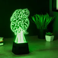 Boxă portabilă Fantasy Led Lights Plant / Black photo 3
