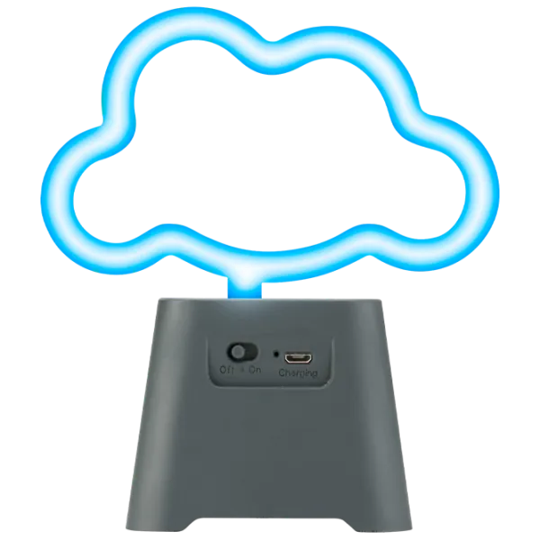 Boxă portabilă Fantasy Neon Beat Mini Cloud / Black photo 1 Boxă portabilă Fantasy Neon Beat Mini Cloud / Black photo 1