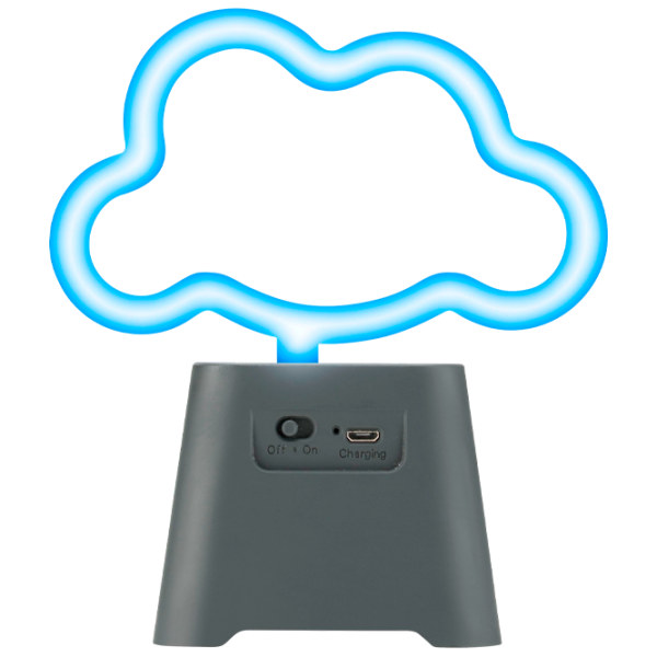 Boxă portabilă Fantasy Neon Beat Mini Cloud / Black photo 1 Boxă portabilă Fantasy Neon Beat Mini Cloud / Black photo 1