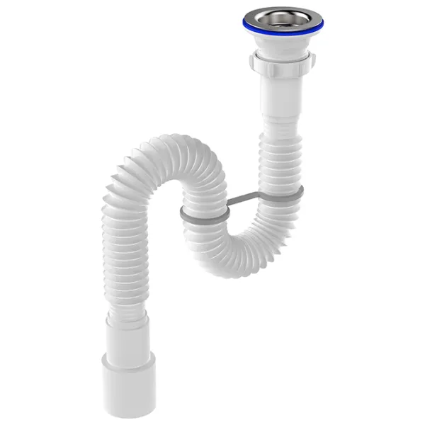 Sifon pentru lavoar Aquant F203-70-MR 50 mm / Inox photo 1