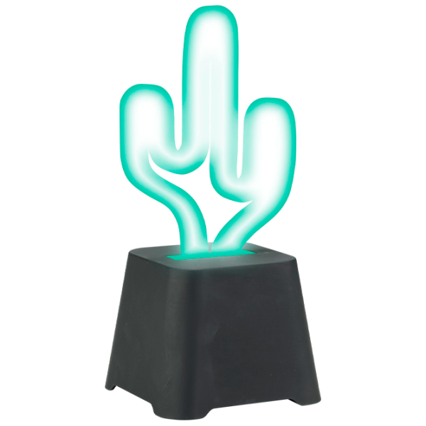 Boxă portabilă Fantasy Neon Beat Mini Cactus / Black photo 2 Boxă portabilă Fantasy Neon Beat Mini Cactus / Black photo 2