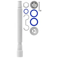 Sifon pentru lavoar Aquant F213-55-MR 50 mm / Inox photo 2