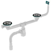 Сифон для раковины Aquant D0148-12 113 мм / нерж. сталь 