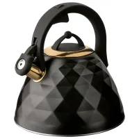 Ceainic Tadar Crystal 3l Oțel inoxidabil / Plastic / Black-Gold