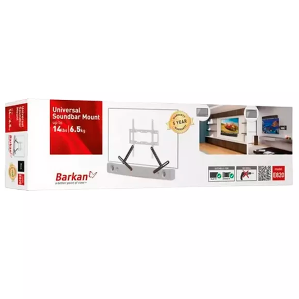 Кронштейн для саундбара Barkan E820 VESA 100 x 100 мм photo 2