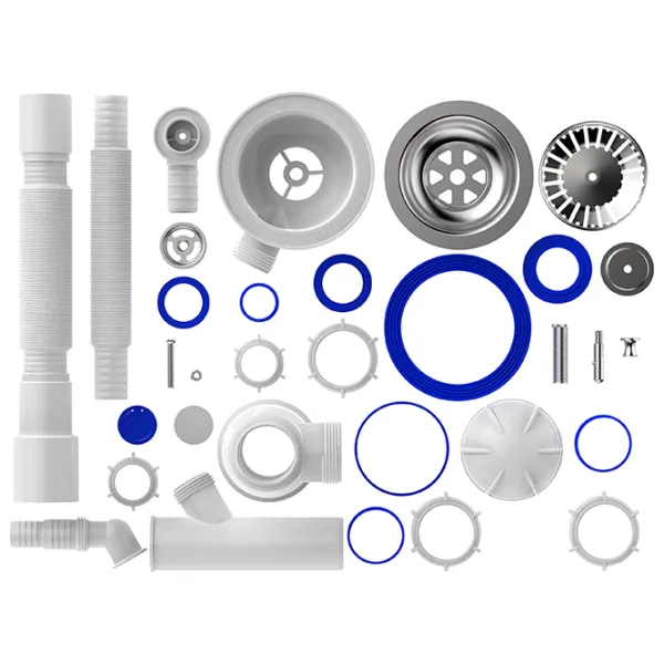 Sifon pentru lavoar Aquant B0140-20-MR 113 mm / Inox photo 2