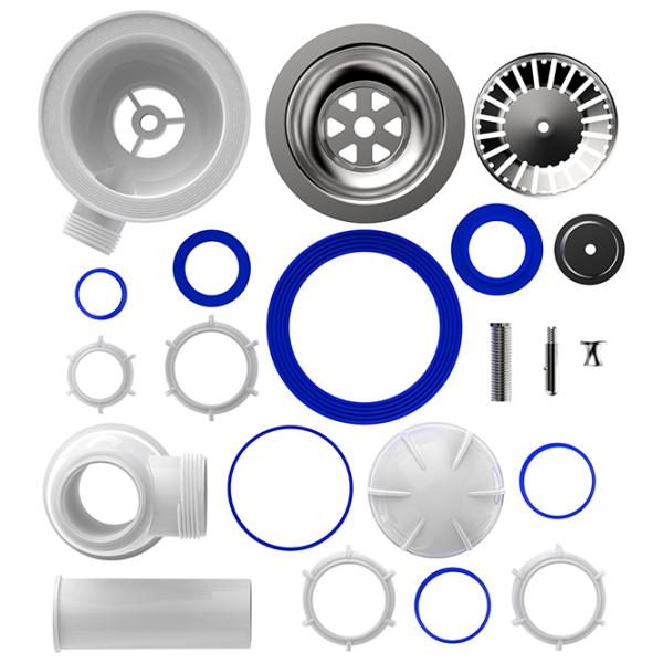Sifon pentru lavoar Aquant B0143-29-MR 113 mm / Inox photo 3